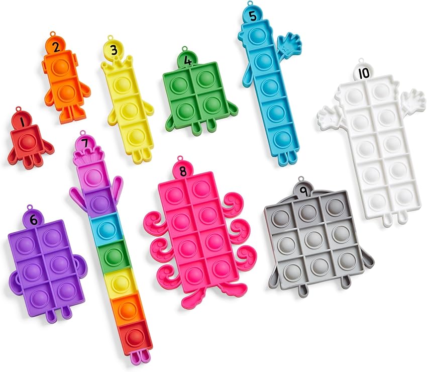 Numberblocks Keychains Manipulatives Preschool